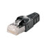 Фото #2 товара Weidmüller IE-P70 - RJ-45 - Black - Silver - Transparent - Cat6a - Cupronickel - IP20 - 1 A