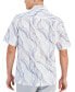 Фото #2 товара Рубашка мужская с принтом волны Alfani Regular-Fit, созданная для Macy's