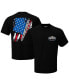 Фото #1 товара Men's Black 2023 Daytona 500 American Flag T-shirt