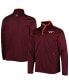 Фото #2 товара Men's Maroon Virginia Tech Hokies Rebound Quarter-Snap Jacket