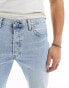 Levi's 501 Original fit jeans in light blue wash