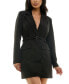 ფოტო #1 პროდუქტის Juniors' Long-Sleeve Blazer Sheath Dress