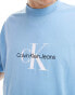 Calvin Klein Jeans archival monologo t-shirt in blue