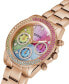 ფოტო #4 პროდუქტის Women's Quartz Rose Gold-Tone Stainless Steel Bracelet Watch 38mm