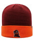Men's Maroon and Orange Virginia Tech Hokies Core 2-Tone Cuffed Knit Hat