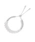 ფოტო #1 პროდუქტის FrostLily Azeztulite Crystal and Bead Bolo Bracelet