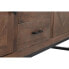 Display Stand DKD Home Decor Brown Teak Metal (160 x 40 x 175 cm)