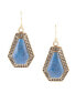 Tribeca Genuine Lapis Statement Earrings - фото #1