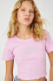 Kadın Pembe T-Shirt 2SAL10860IK