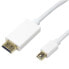 Фото #2 товара Techly ICOC-MDP-020H - 2 m - HDMI - mini DisplayPort - Male - Male - Gold