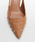 Фото #8 товара Women's Studded Slingback Shoes