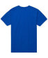 Фото #1 товара Men's and Women's Blue New York Knicks Hardwood Classics MVP Throwback Logo T-shirt