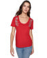 Women's Rhinestone-Embellished T-Shirt