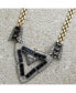 Фото #2 товара Women's Black Geometric Collar Necklace
