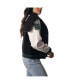 Фото #2 товара Women's Black New York Jets Sailor Full-Snap Hooded Varsity Jacket