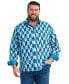 Big & Tall The No-Tuck Casual Shirt Holiday paisley, 7X - фото #3