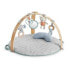 Фото #1 товара Ingenuity Cozy Spot Reversible Duvet Activity Gym with Wooden Toy Bar - Loamy