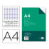 LIDERPAPEL Replacement A4 100 sheets 100g/m2 square 4 mm with margin 4 holes