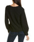 Фото #2 товара Donna Karan Textured Crepe Top Women's Black M