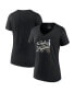 ფოტო #1 პროდუქტის Women's Black Vegas Golden Knights 2023 Stanley Cup Champions Plus Size Celebration V-Neck T-shirt