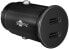 Goobay Dual-USB-C PD Auto Fast Charger Power Delivery black - 30W 12/24V suitable for