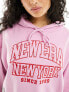 Фото #7 товара New Era embroidered hoodie in pink