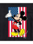 Фото #3 товара Hybrid Apparel Mickey Flag Mens Short Sleeve Tee