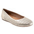 Фото #2 товара Softwalk Sonoma S1862-732 Womens Beige Leather Slip On Ballet Flats Shoes 10.5