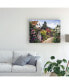 Фото #3 товара David Lloyd Glover Rose House Garden Wall Canvas Art - 37" x 49"