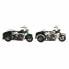 Decorative Figure DKD Home Decor Black Green Motorbike Vintage 16 x 37 x 19 cm (2 Units) (1 Unit)