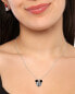 ფოტო #2 პროდუქტის Mickey Mouse Pave Necklace