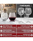 Фото #5 товара 2 Piece Stemless Wine Glasses Set - Perfect For Wine & Other Cocktails