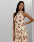 Фото #3 товара Women's Tiered Ruffled Floral Gown