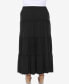 ფოტო #2 პროდუქტის Plus Size Tiered Maxi Skirt