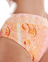 River Island paisley bikini bottoms