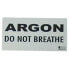 HALCYON Argon: Do Not Breathe Warning Decal - фото #1