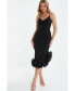 Фото #1 товара Платье средней длины с завязкой QUIZ для женщин