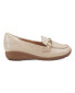 Women's Eflex Amalie Square Toe Casual Slip-On Flat Loafers