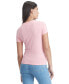 ფოტო #2 პროდუქტის Women's Slim-Fit Essential Logo Graphic T-Shirt