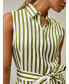 Фото #2 товара Women's Silk Striped Sleeveless Dress for Women