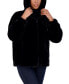 Juniors' Juniors' Reversible Faux Fur Hooded Bomber Jacket