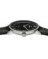 ფოტო #3 პროდუქტის Men's Swiss Automatic DiaMaster Thinline Black Leather Strap Watch 41mm