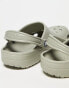 Crocs unisex classic clogs in elephant grey