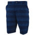 Фото #1 товара Puma Stretch Heather Stripe Shorts Mens Blue Athletic Casual Bottoms 573270-02