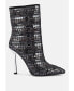 Фото #1 товара Womens extravagance mirror embellished stiletto boots