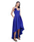 ფოტო #4 პროდუქტის Women's V-Neck Sleeveless High-Low Gown