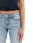 Weekday Arrow low waist regular fit straight leg jeans in aeon blue Äon-Blau, W31 L32 - фото #5