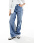Фото #10 товара 4th & Reckless wide leg jeans in antique blue