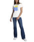 ფოტო #3 პროდუქტის Women's Paradise Cotton Graphic Short-Sleeve T-Shirt