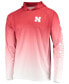 ფოტო #2 პროდუქტის Men's Scarlet Nebraska Huskers Terminal Tackle Omni-Shade UPF 50 Long Sleeve Hooded T-shirt